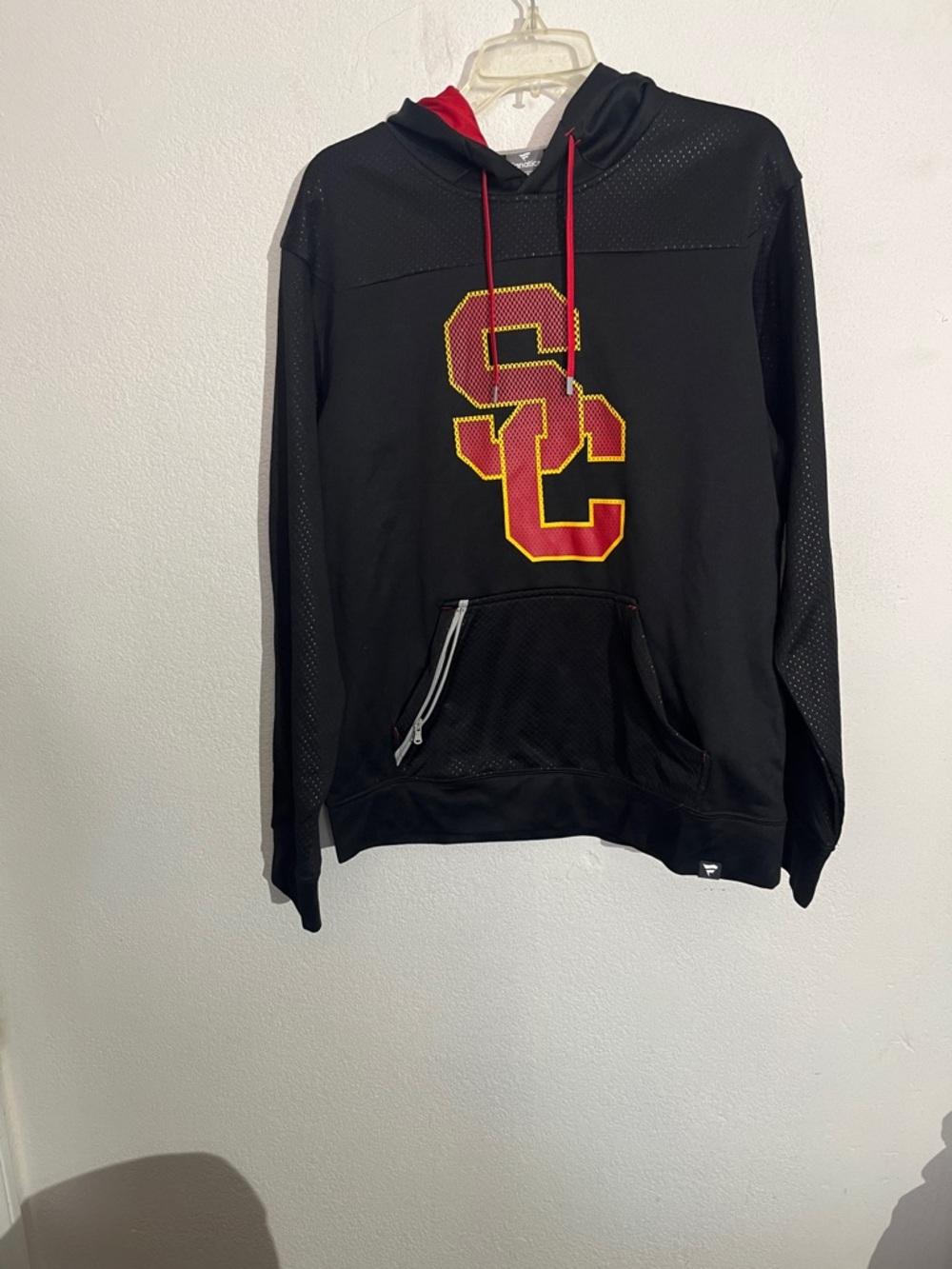 Fanatics Black Hoodie with Red and Gold USC Logo